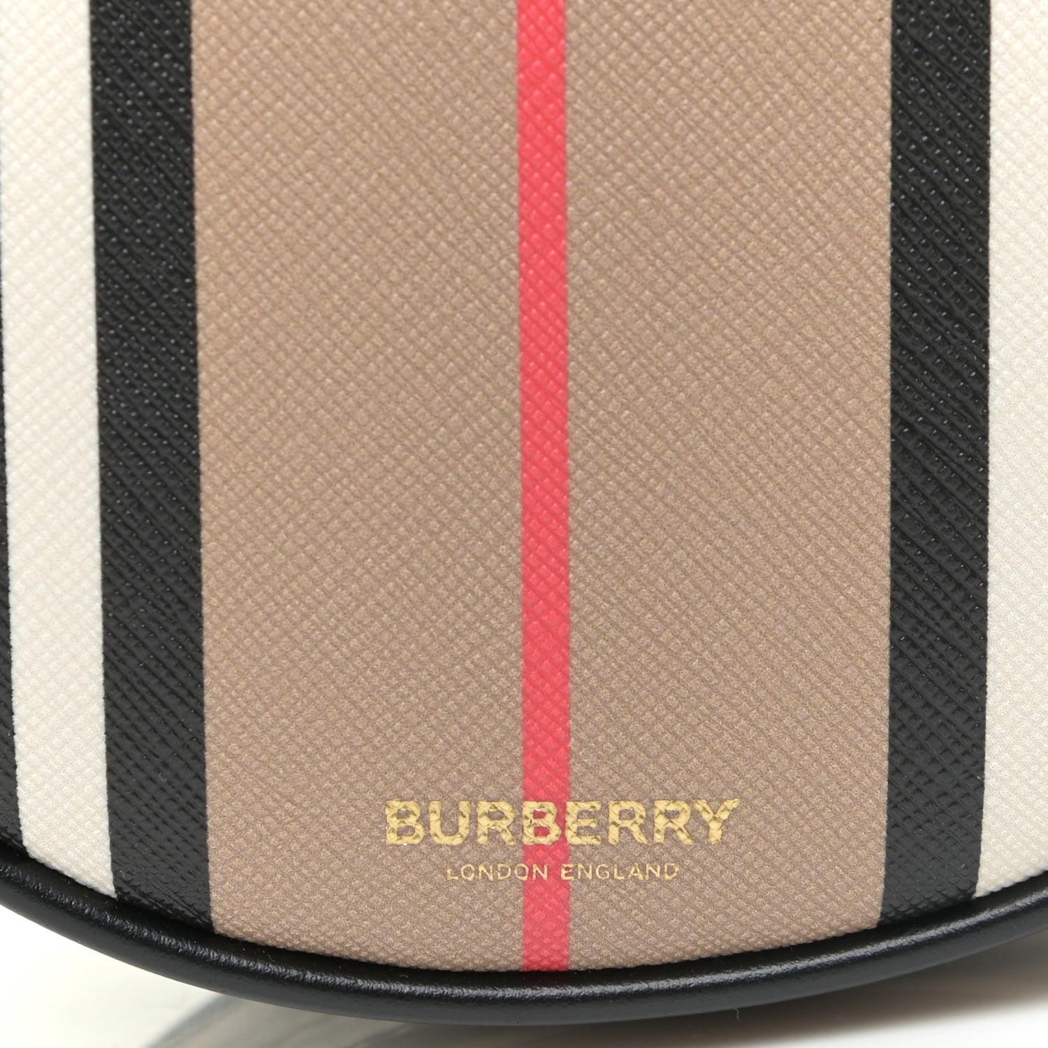 Burberry E-Canvas Calfskin Icon Stripe Louise Bag Archive Beige 12 of 12