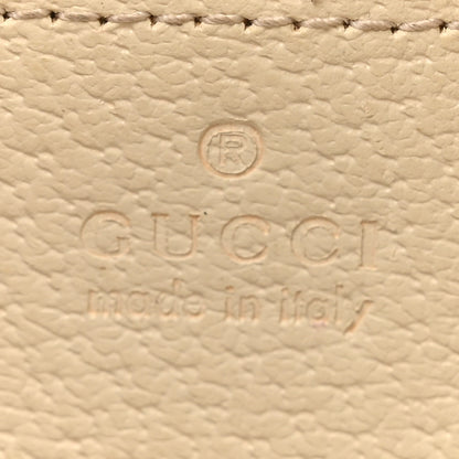 Gucci GG Supreme Monogram Textured Calfskin Web Small Ophidia Camera Bag Beige Ebony Mystic White 6 of 16