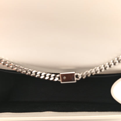 Saint Laurent Grain De Poudre Medium Classic Monogram Kate Satchel Icy White 5 of 13
