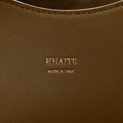 Khaite Suede Calfskin Medium Lotus Tote Mud 7 of 10