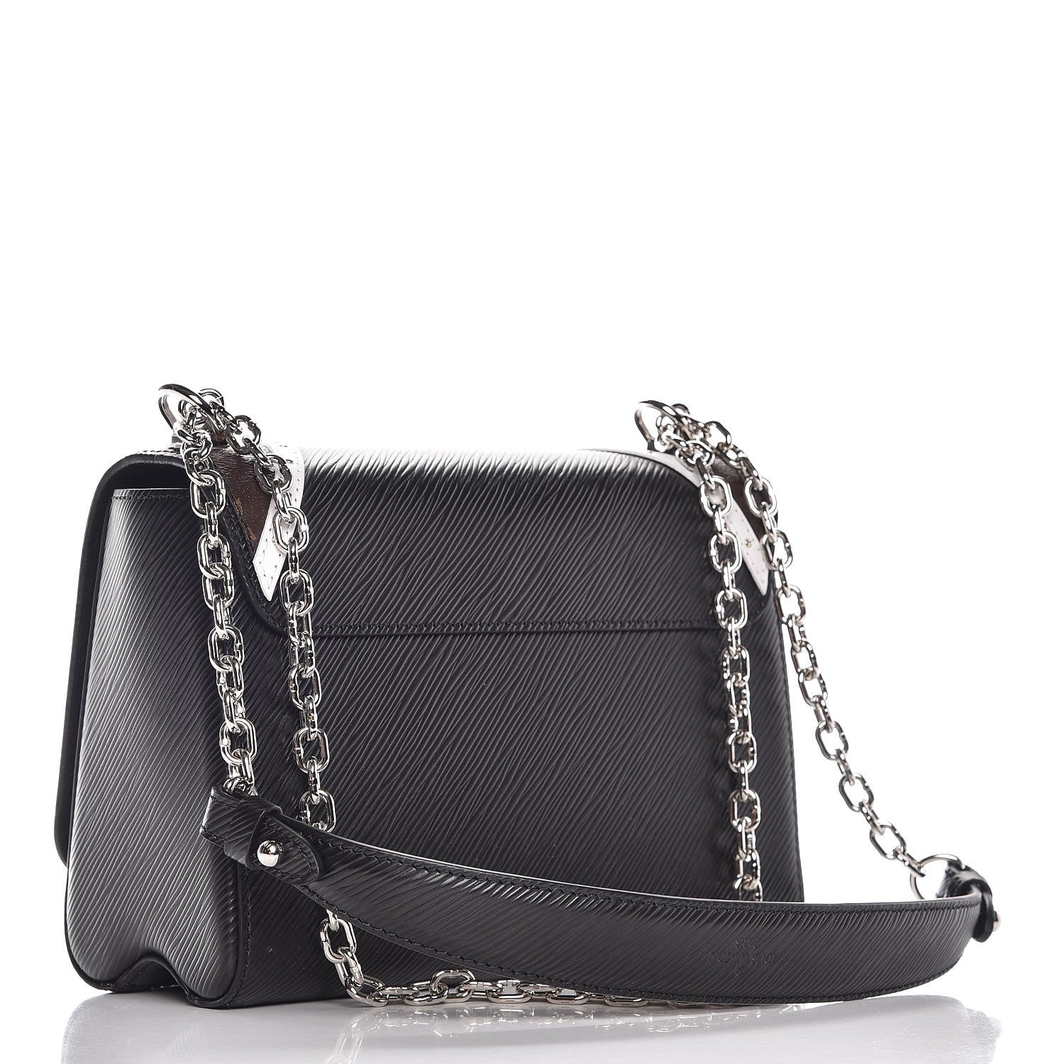 Louis Vuitton Epi Monogram Twist Shoulder Bag MM Black 3 of 7