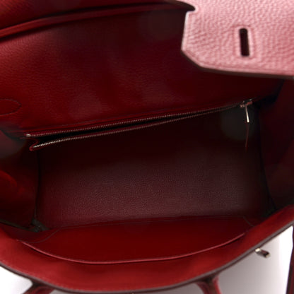 Hermes Togo Birkin 30 Vermillion 5 of 10