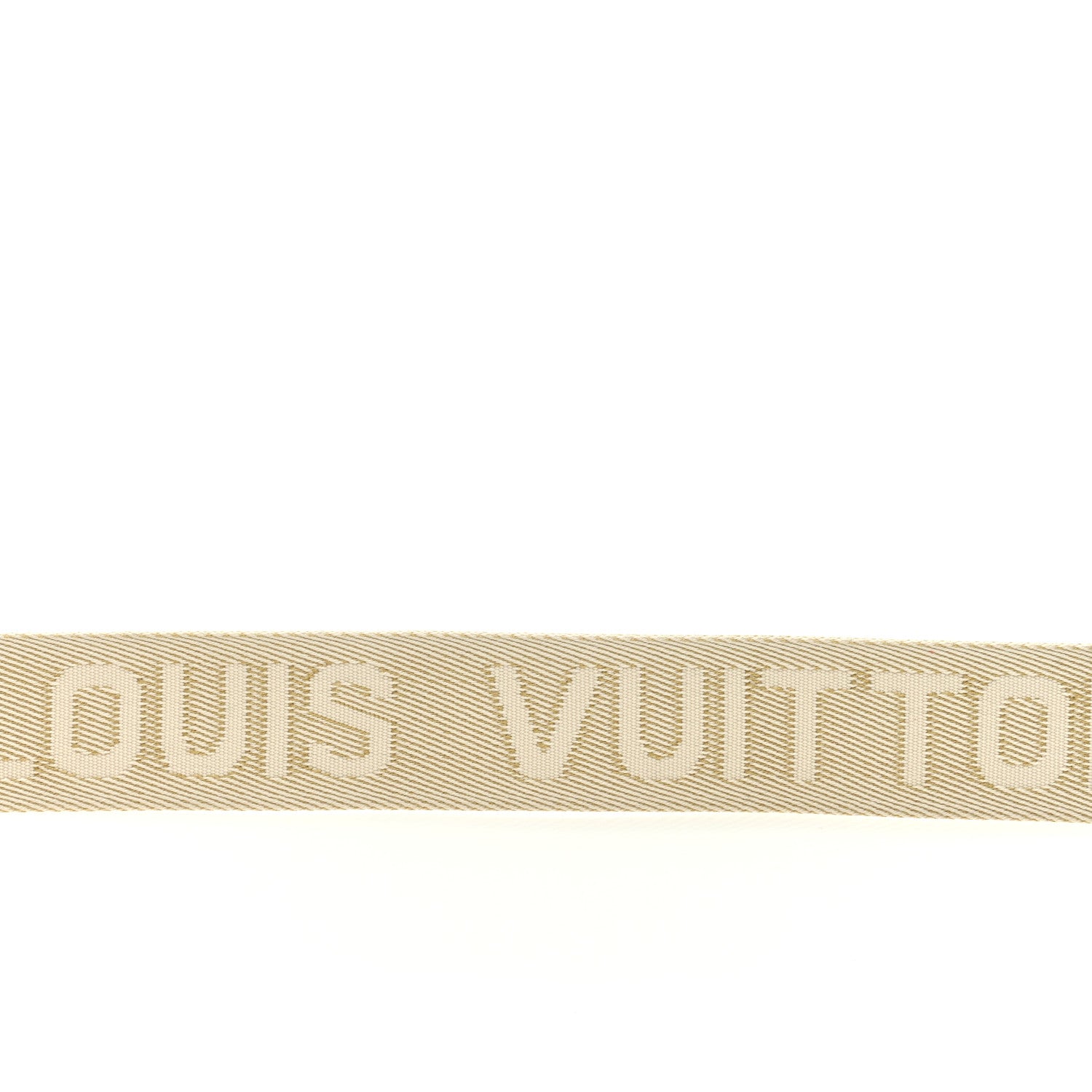 Louis Vuitton Jacquard Adjustable Shoulder Strap New Cream 3 of 4