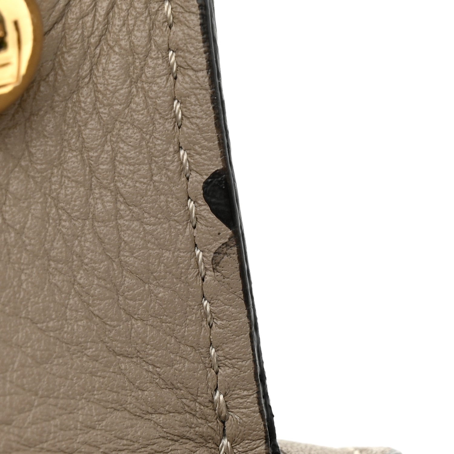 Fendi Vitello Seta Shiny Nappa Plexiglass Bi-Color Small Peekaboo I SEE U Satchel Tartaruga Black 11 of 12