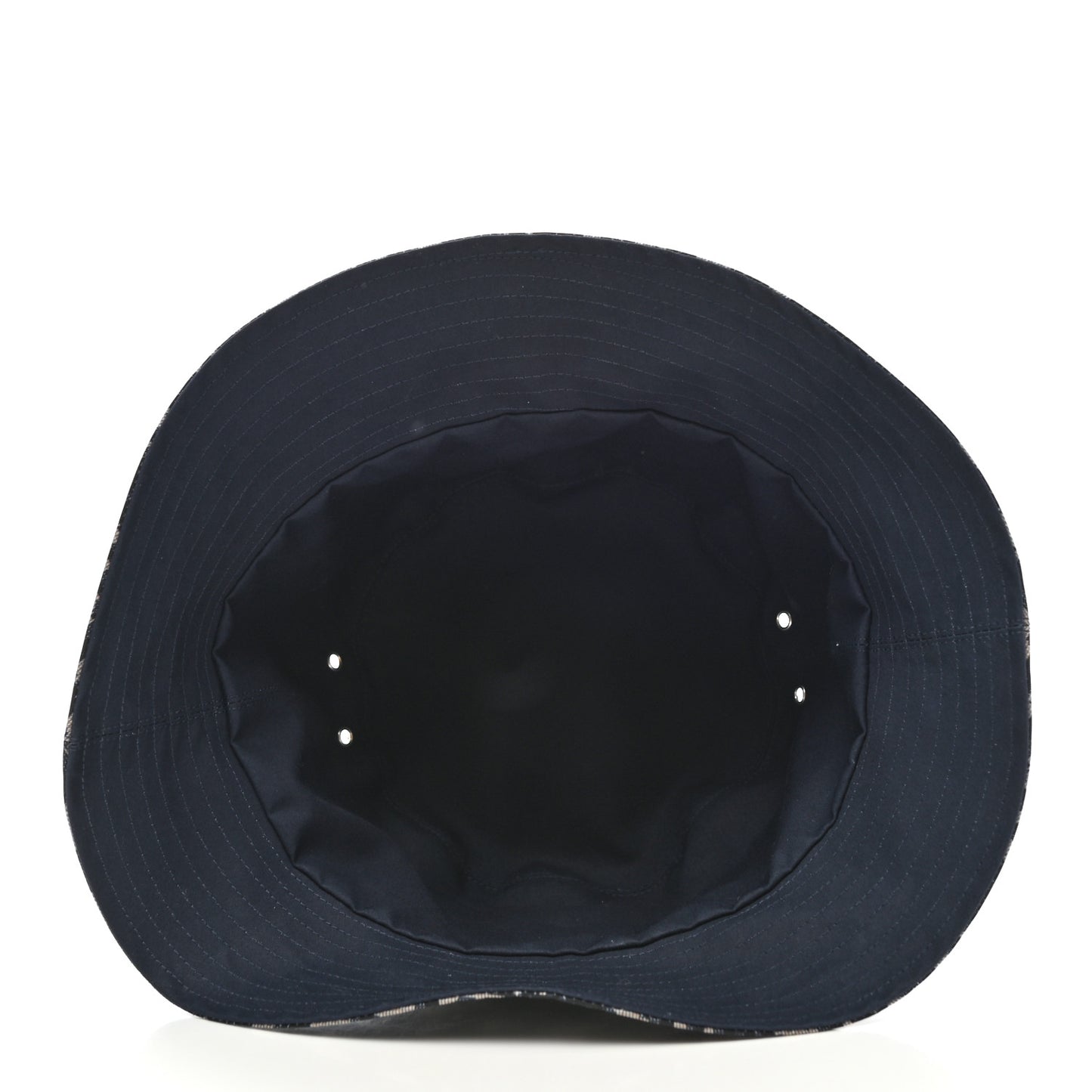 Polyester Cotton Oblique Teddy-D Brim Bucket Hat 57 Black