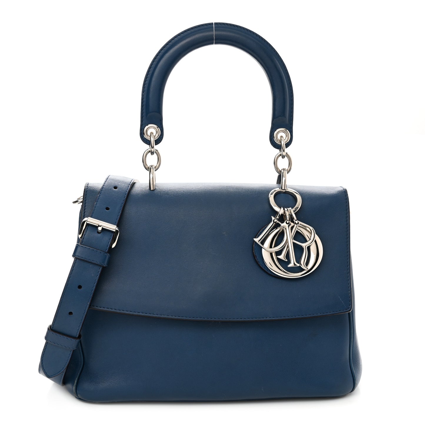 Bullcalf Medium Be Dior Flap Mineral Blue