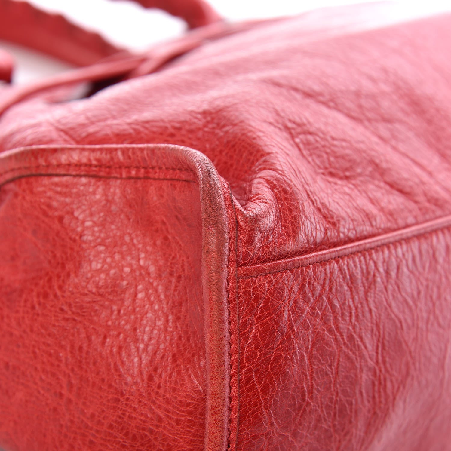 Balenciaga Agneau Classic Hardware City Rouge Coquelicot 10 of 13