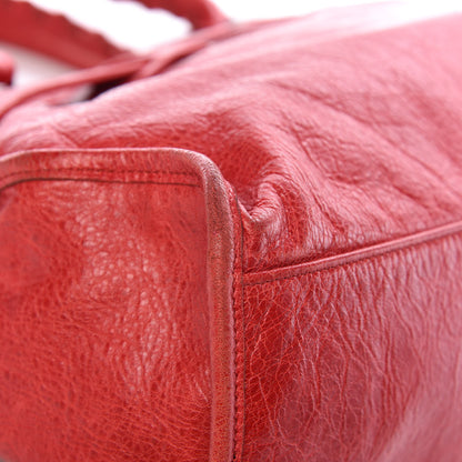 Balenciaga Agneau Classic Hardware City Rouge Coquelicot 10 of 13