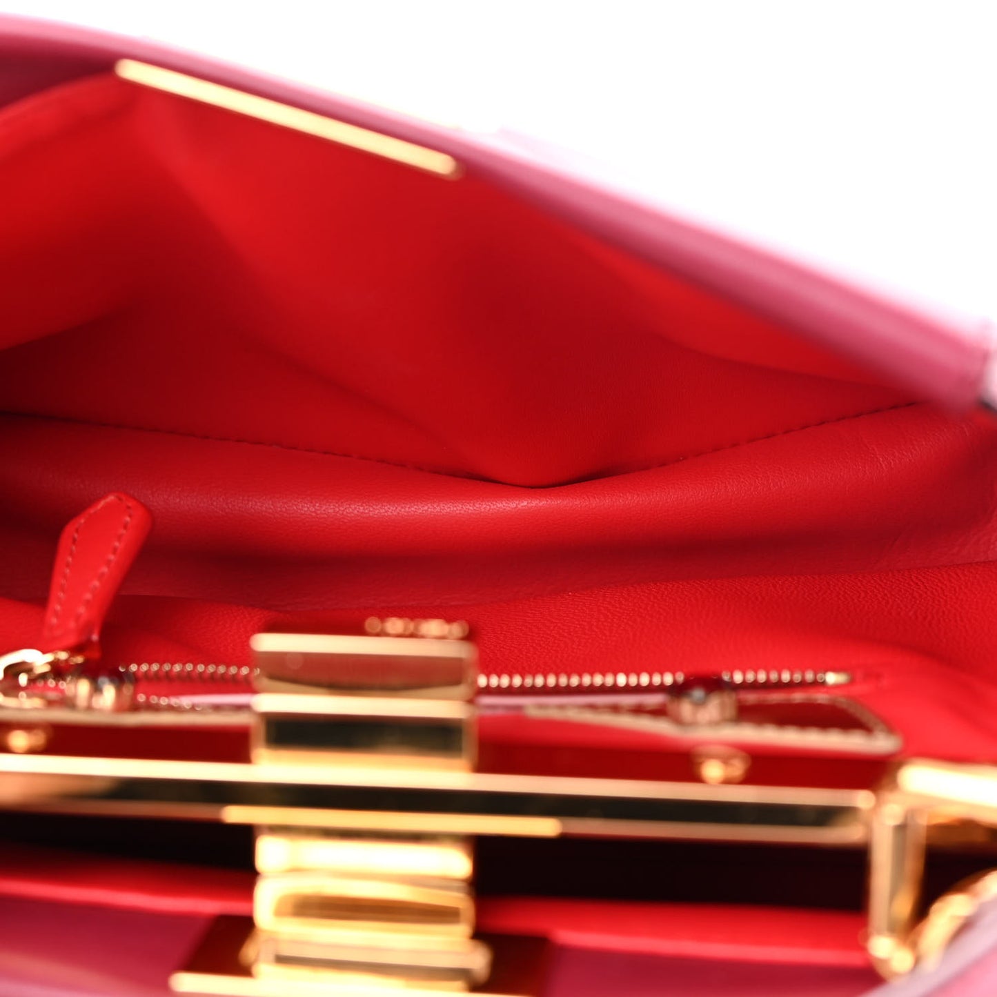 Nappa Monster Eyes Mini Peekaboo Iconic Satchel Amarena Fiamma