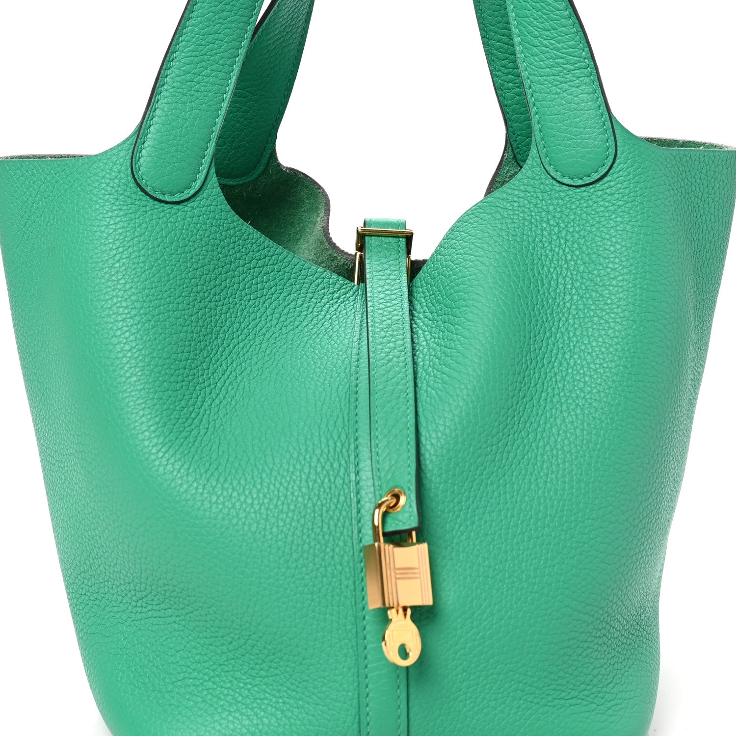 Hermes Taurillon Clemence Picotin Lock 22 MM Menthe 8 of 10
