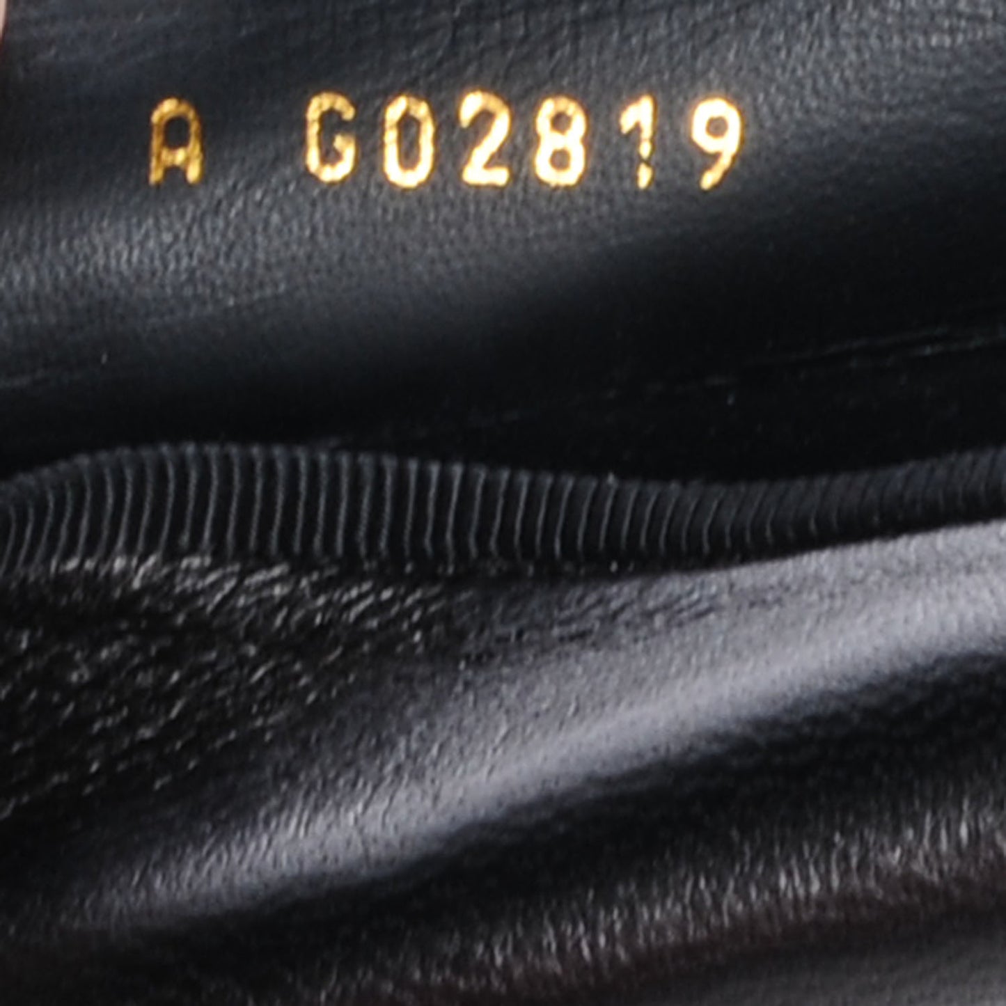 Calfskin CC Cap Toe Ballerina Flats Black Gold 38