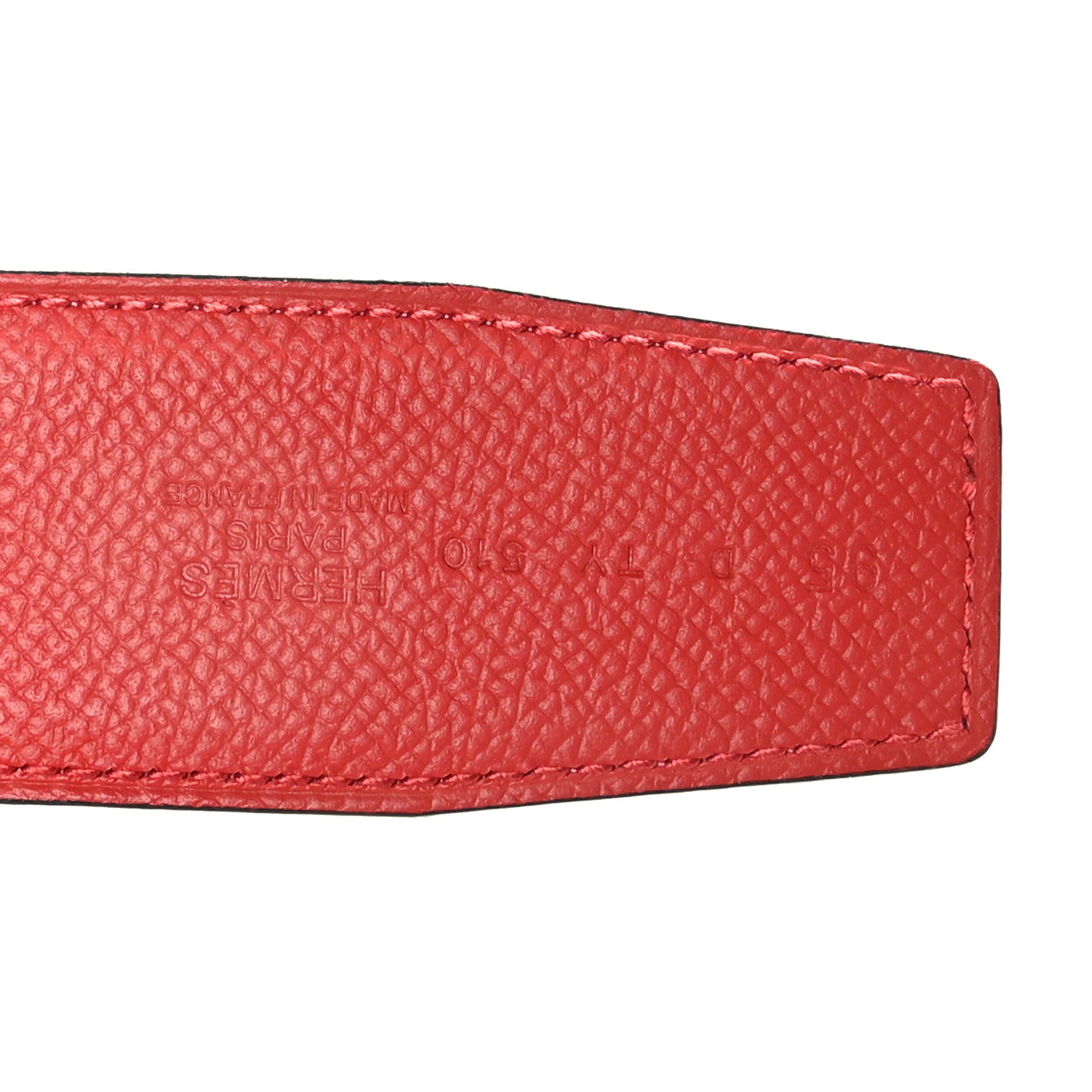 Hermes Epsom 42mm Constance H Belt 95 38 Rouge Casaque Rose Confetti 5 of 6