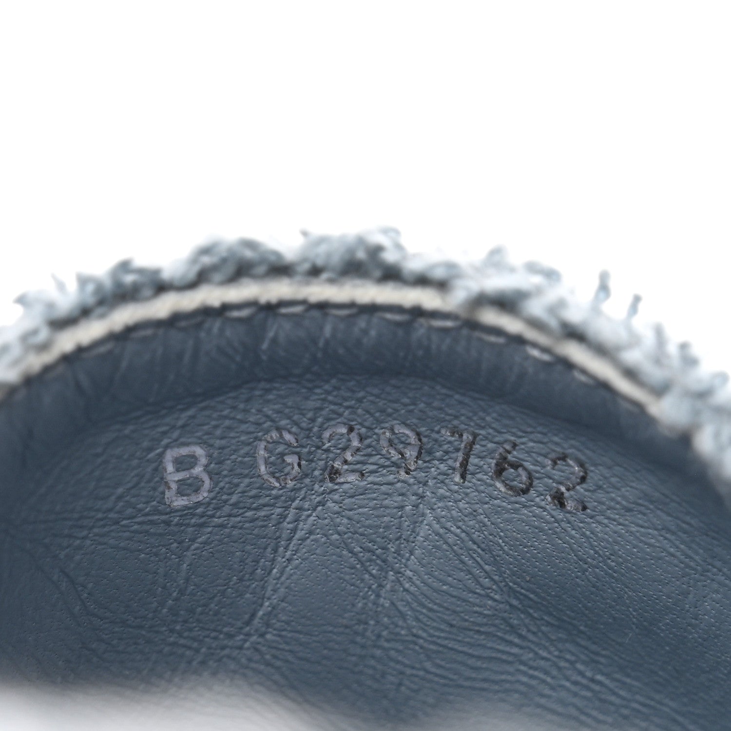 Chanel Fabric Grosgrain CC Espadrilles 38 Blue Light Gray Black 5 of 8