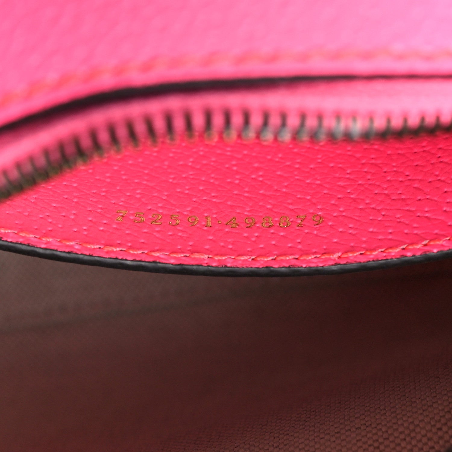Gucci GG Supreme Monogram Textured Dollar Calfskin Web Ophidia Small Crossbody Bag Beige Ebony Fuchsia 7 of 10