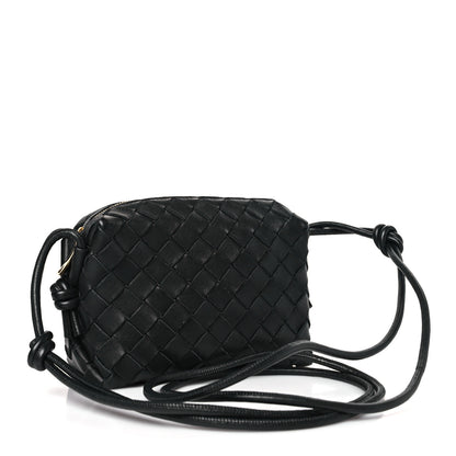 Bottega Veneta Nappa Intrecciato Mini Loop Camera Bag Black 3 of 8