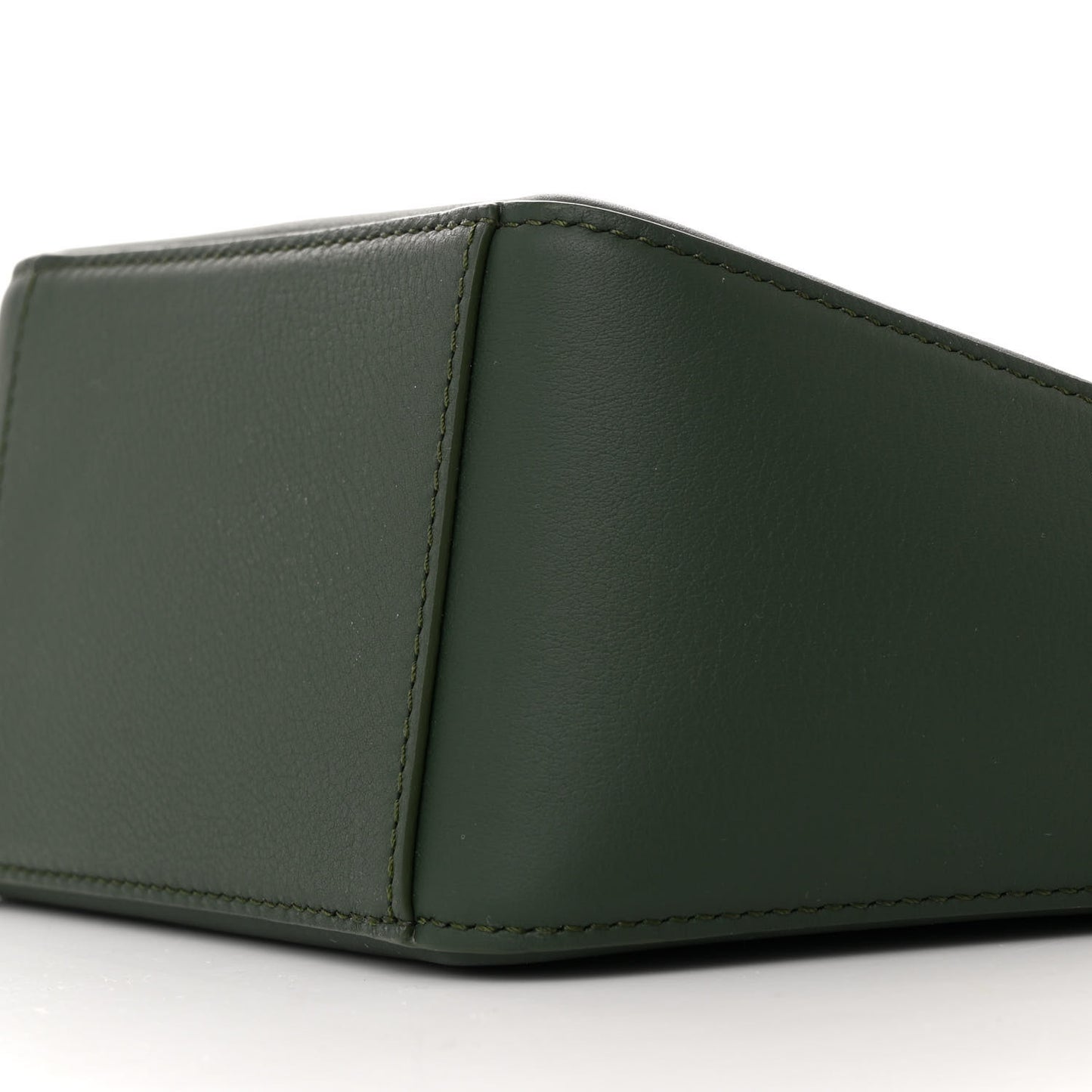 Calfskin Mini Hammock Hobo Bottle Green