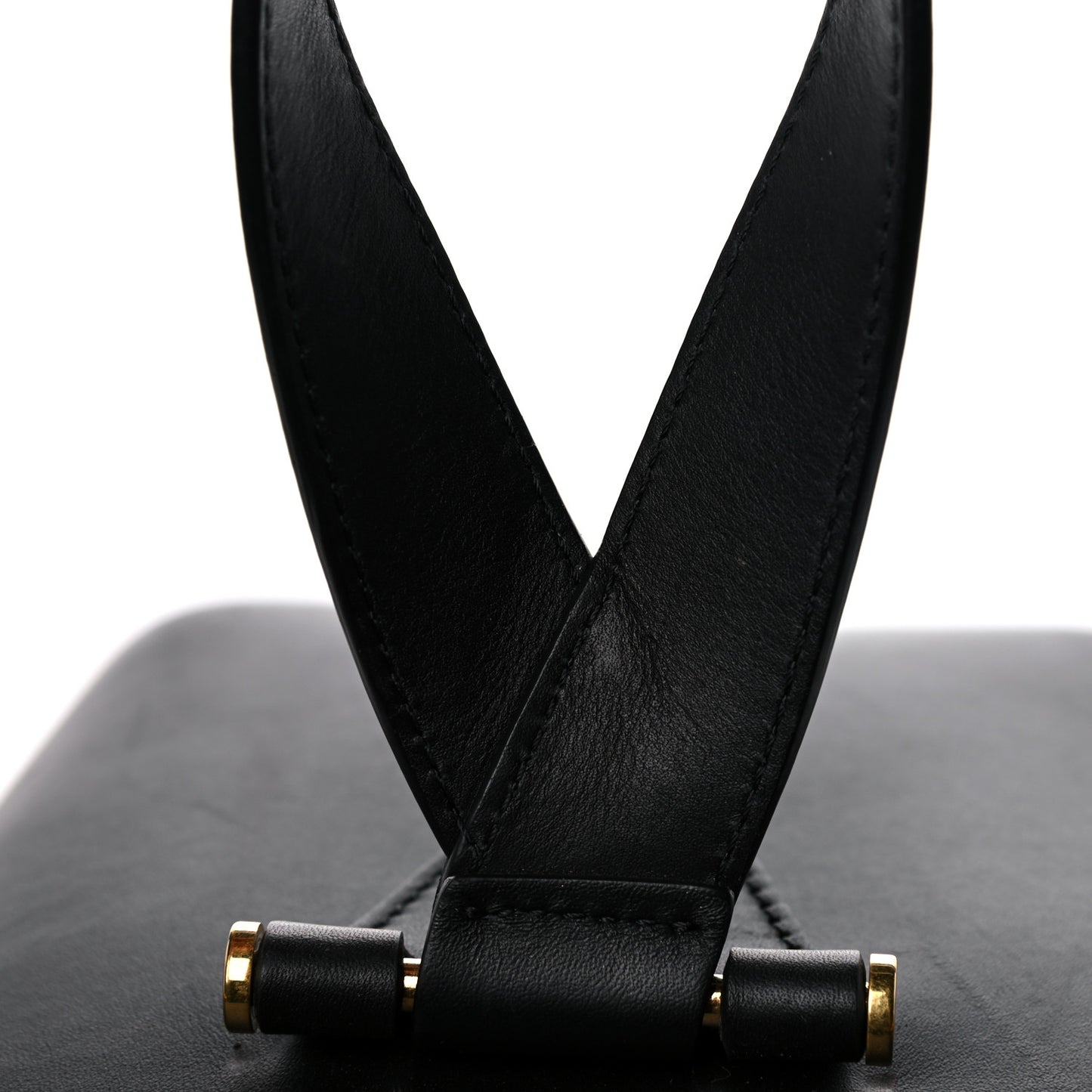 Vitello Mini Virtus Bucket Bag Black