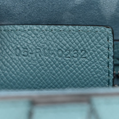 Christian Dior Grained Calfskin Saddle Bag Azure Blue 7 of 10
