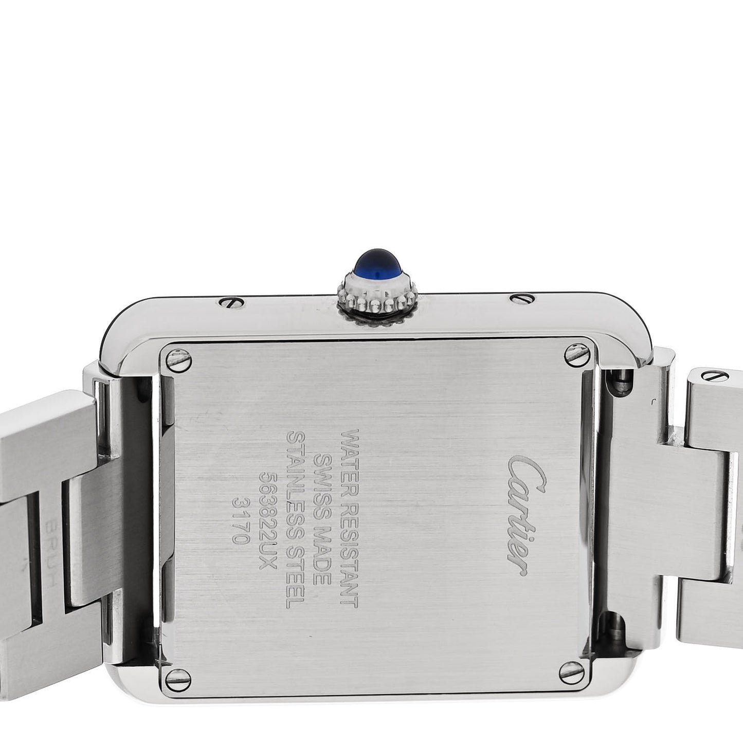Stainless Steel 24mm Tank Solo Quartz Watch