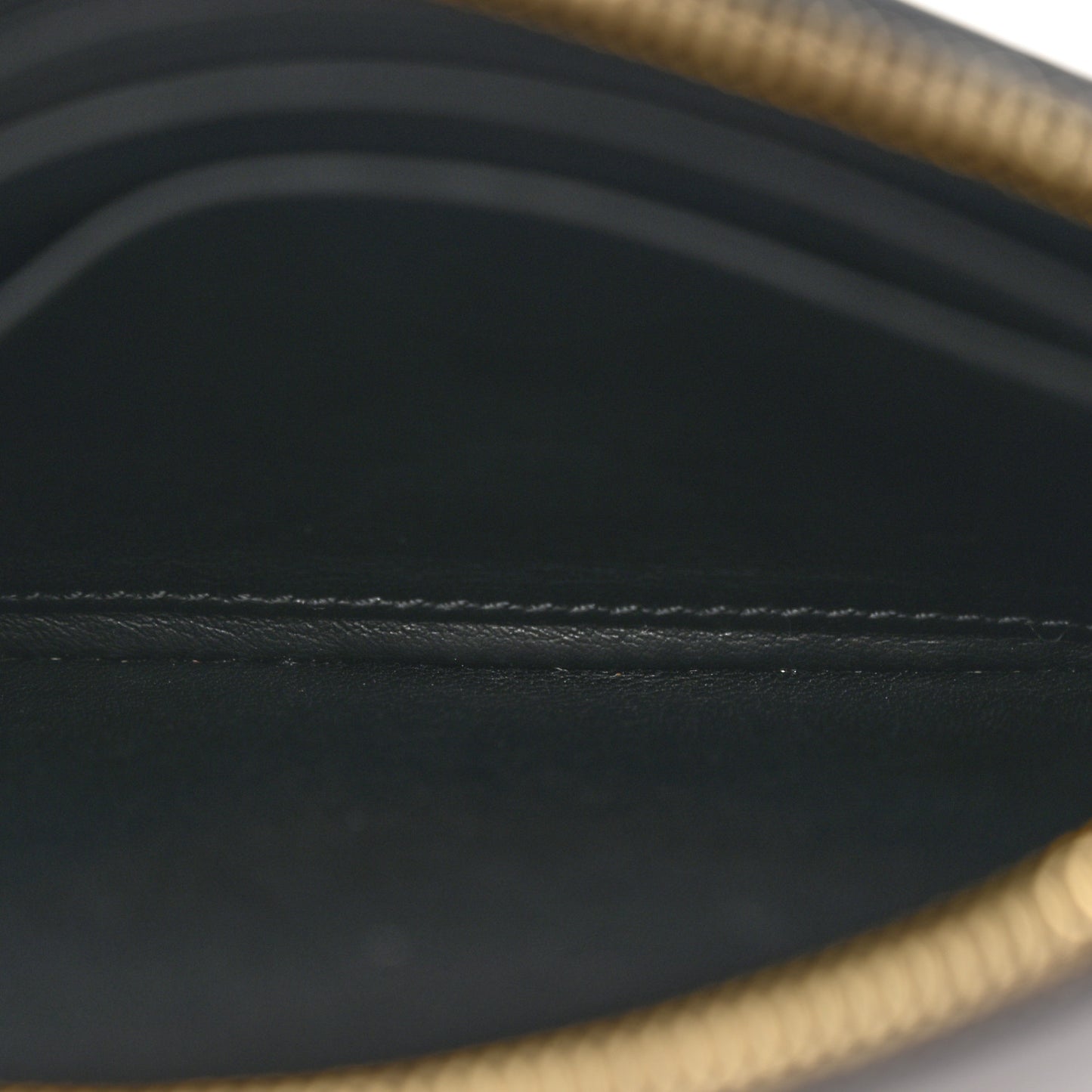 Lambskin Coin and Card Pouch Black