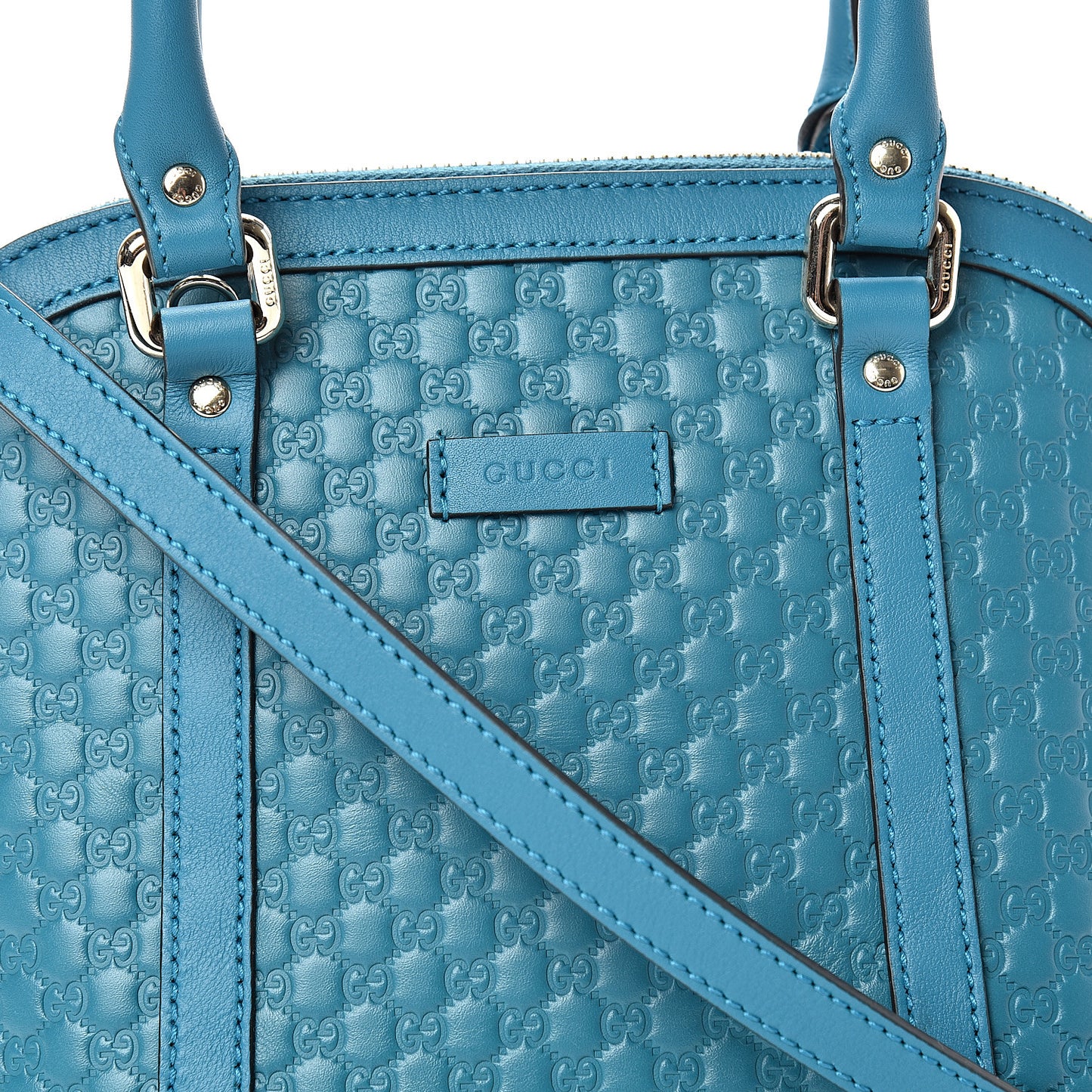 Microguccissima Mini Dome Bag Deep Cobalt