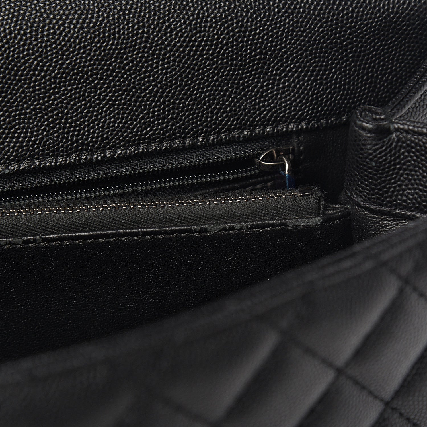 Chanel Caviar Lizard Quilted Large Coco Handle Flap Black 8 of 11