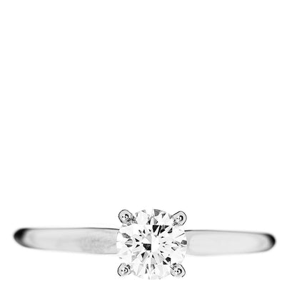 Cartier Platinum Diamond .40ct Solitaire Engagement Ring 48 4.5 1 of 7