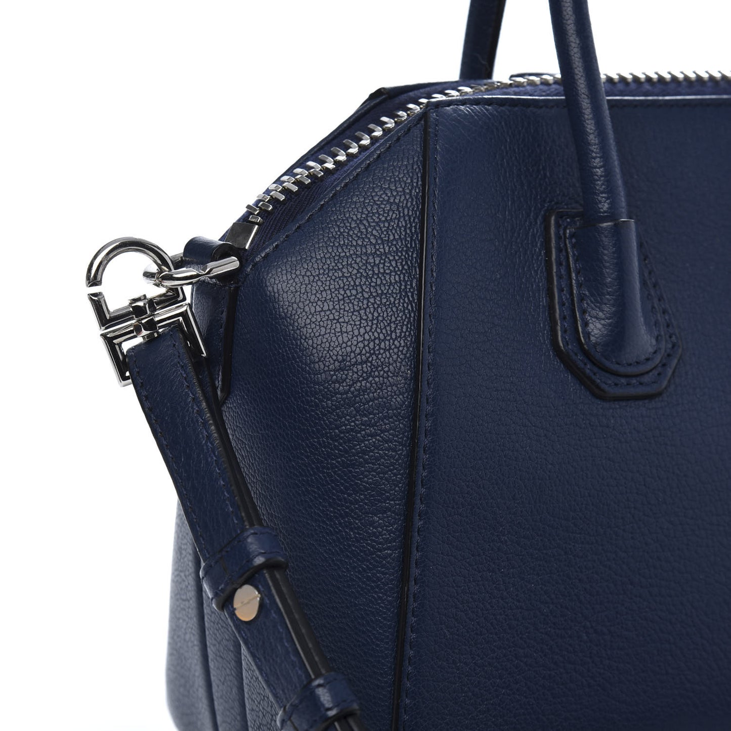 Sugar Goatskin Mini Antigona Night Blue