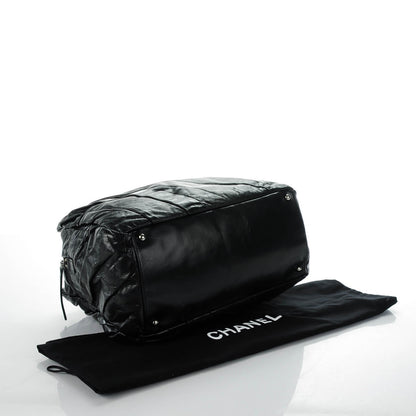 Chanel Glazed Calfskin Twisted Large Tote Black 4 of 7