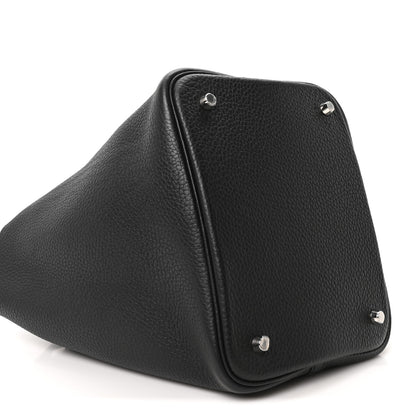 Hermes Taurillon Clemence Picotin Lock 22 MM Black 9 of 10