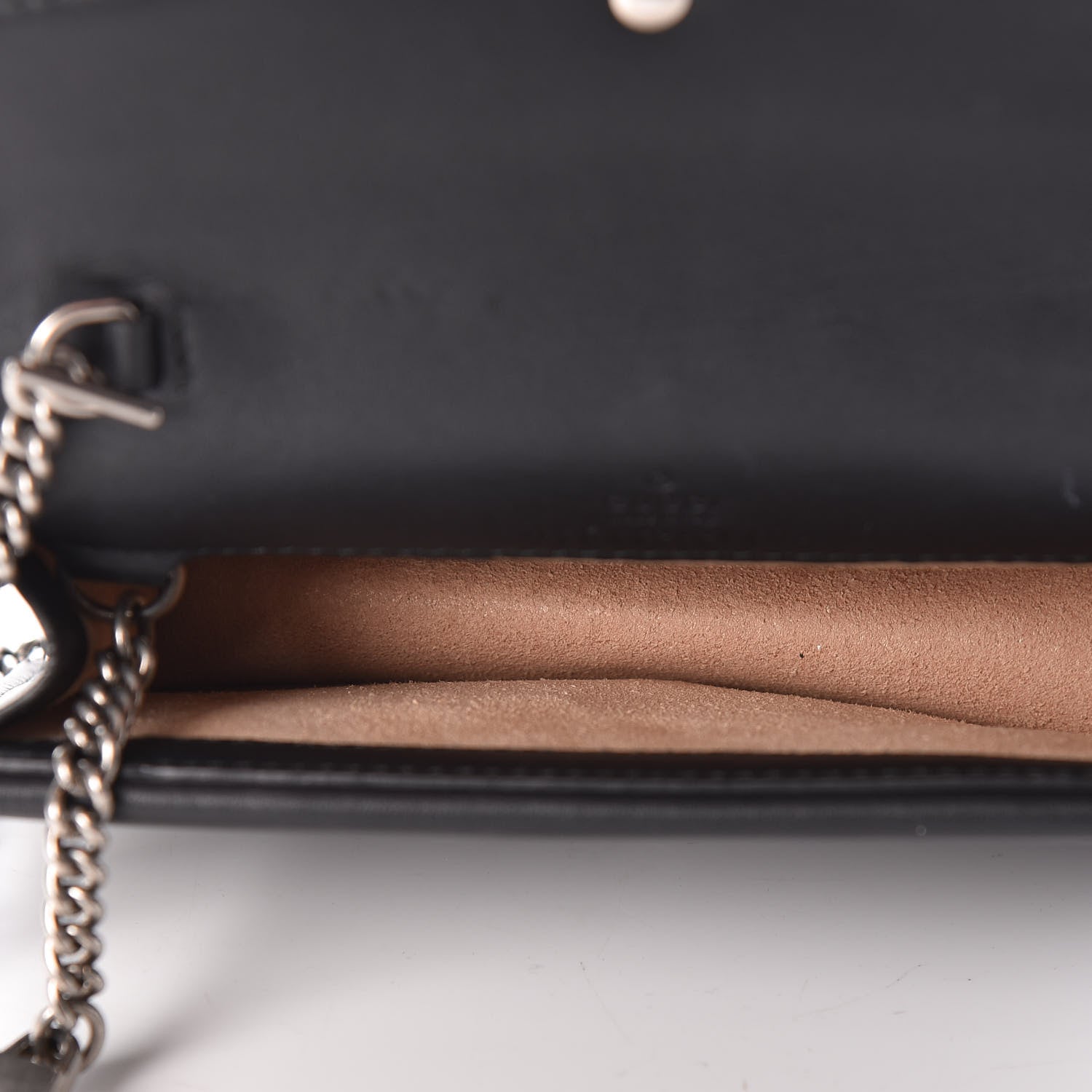Gucci Suede Super Mini Dionysus Shoulder Bag Black 5 of 10
