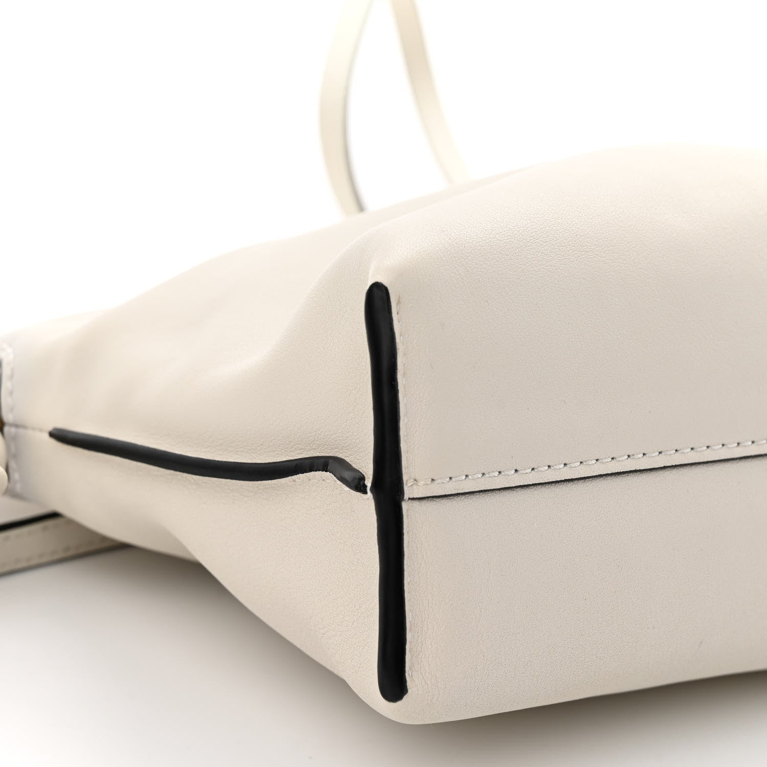 Loewe Calfskin Mini Flamenco Knot Clutch Angora 8 of 9