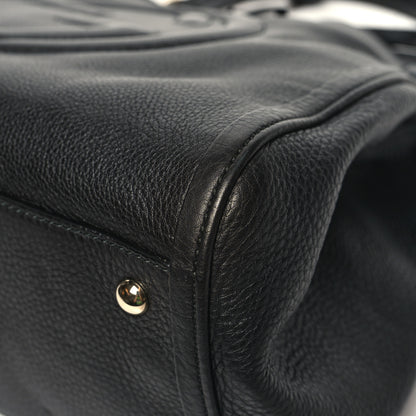 Gucci Pebbled Calfskin Medium Soho Shoulder Bag Black 10 of 13