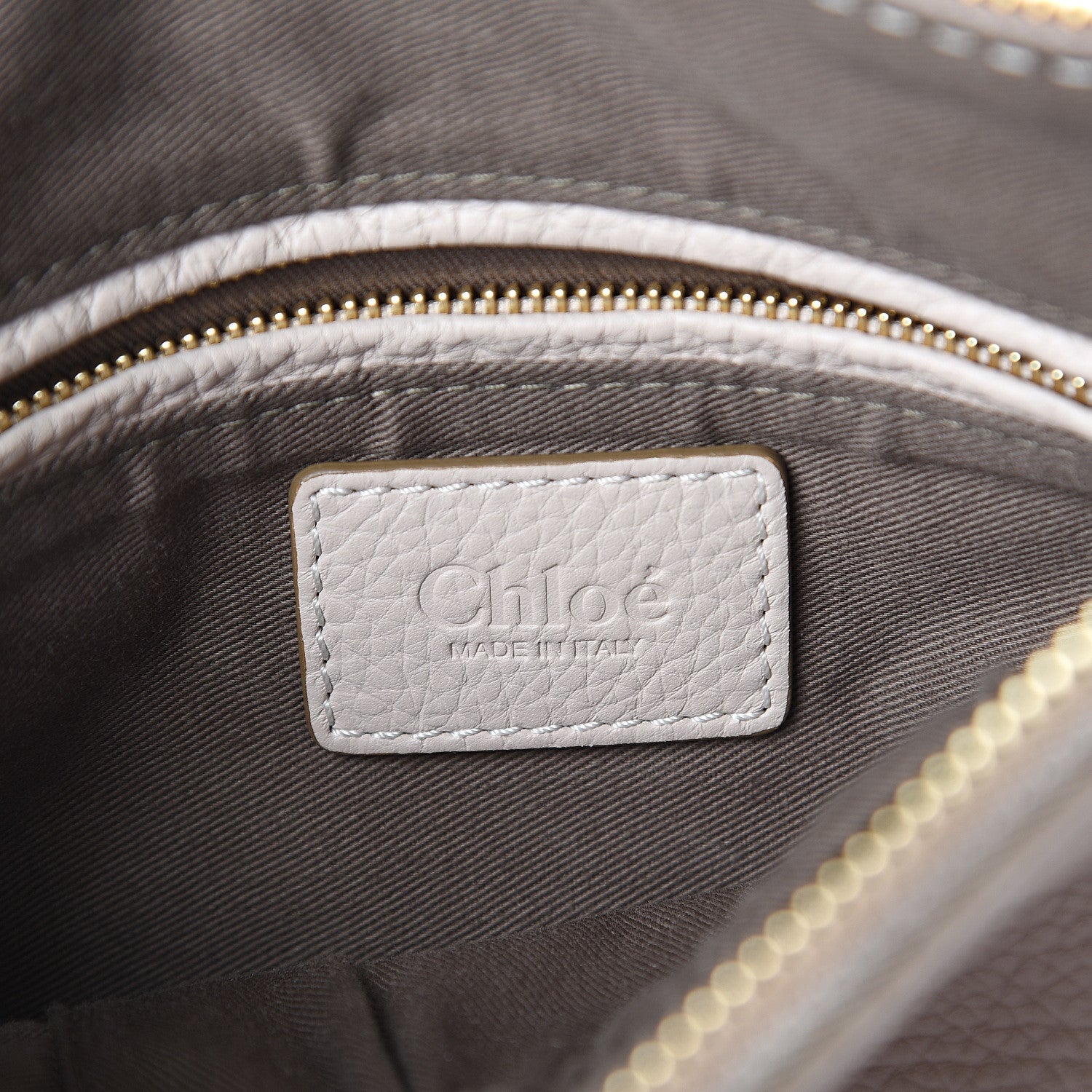 Chloe Calfskin Medium Marcie Satchel Abstract White 5 of 8