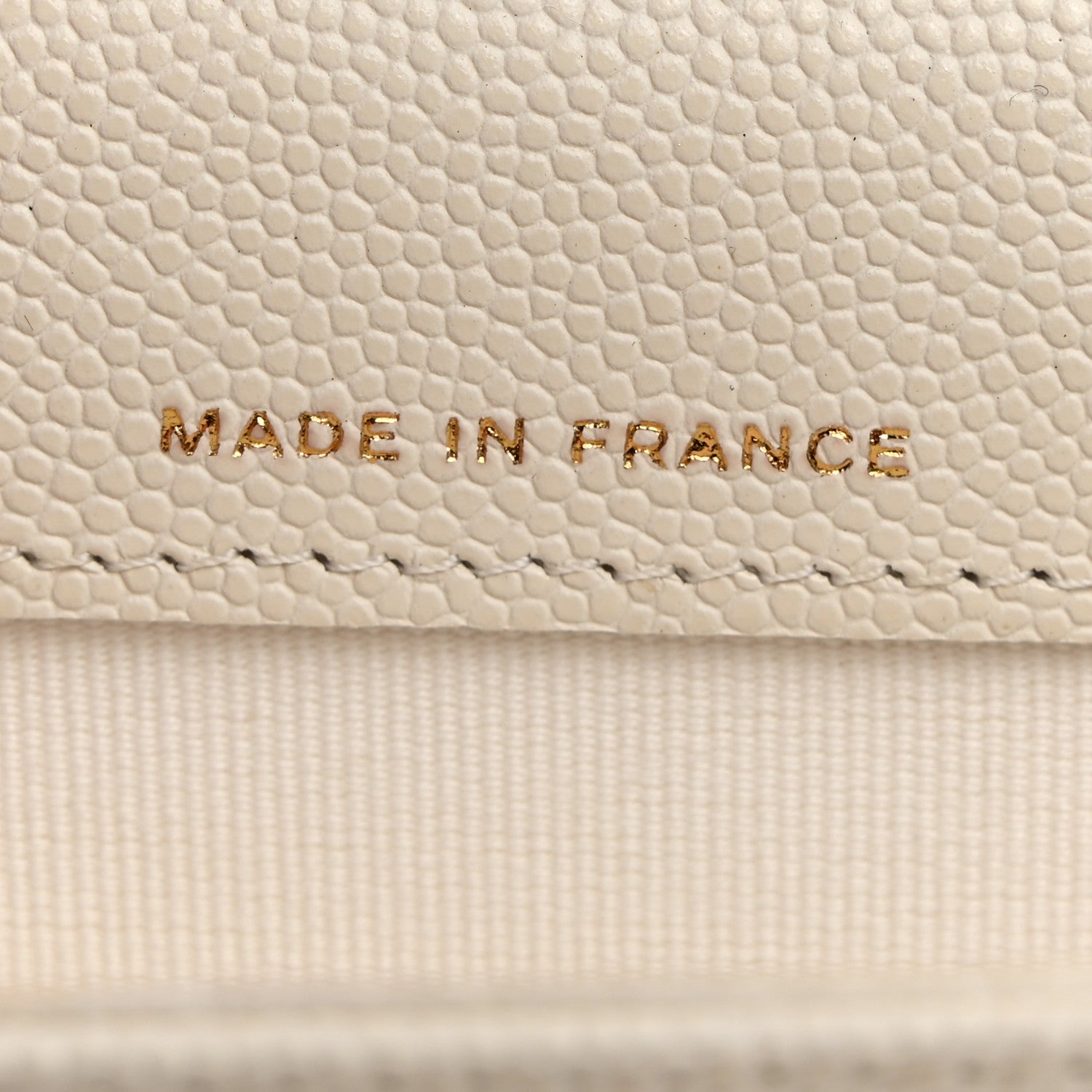 Chanel Caviar Quilted Flap Card Holder Wallet White 7 of 12