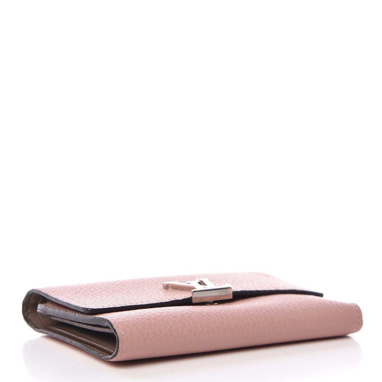 Taurillon Capucines Compact Wallet Magnolia