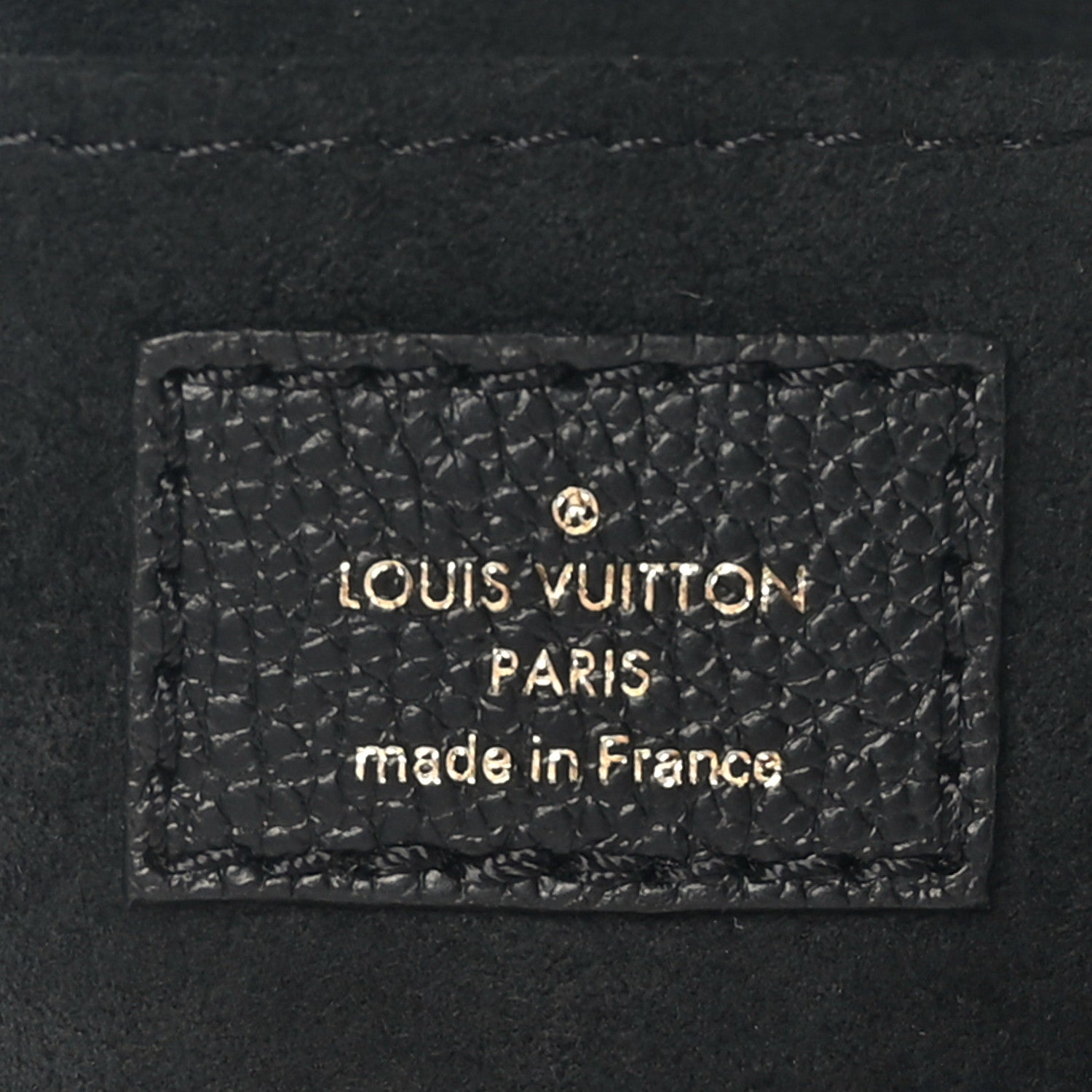 Louis Vuitton Empreinte Monogram Giant Petit Sac Plat Black Beige 6 of 8