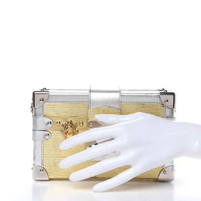 Louis Vuitton Metallic Epi Petite Malle Gold 2 of 14