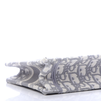 Christian Dior Oblique Mini Book Tote Grey Multicolor 7 of 9