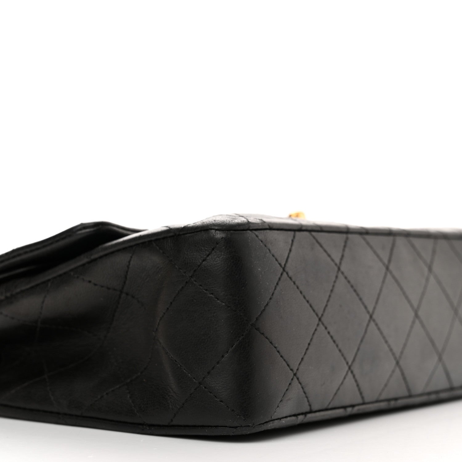 Chanel Lambskin Quilted Small Double Flap Black 10 of 15