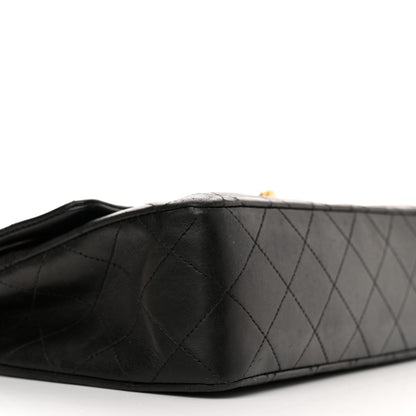 Chanel Lambskin Quilted Small Double Flap Black 10 of 15