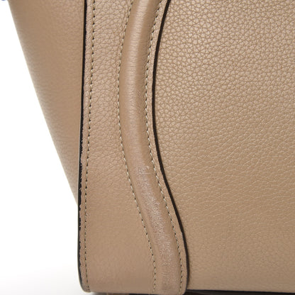 Celine Drummed Calfskin Micro Luggage Dune 10 of 21