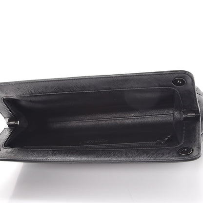 Chanel Crumpled Calfskin Quilted Clutch So Black 5 of 7