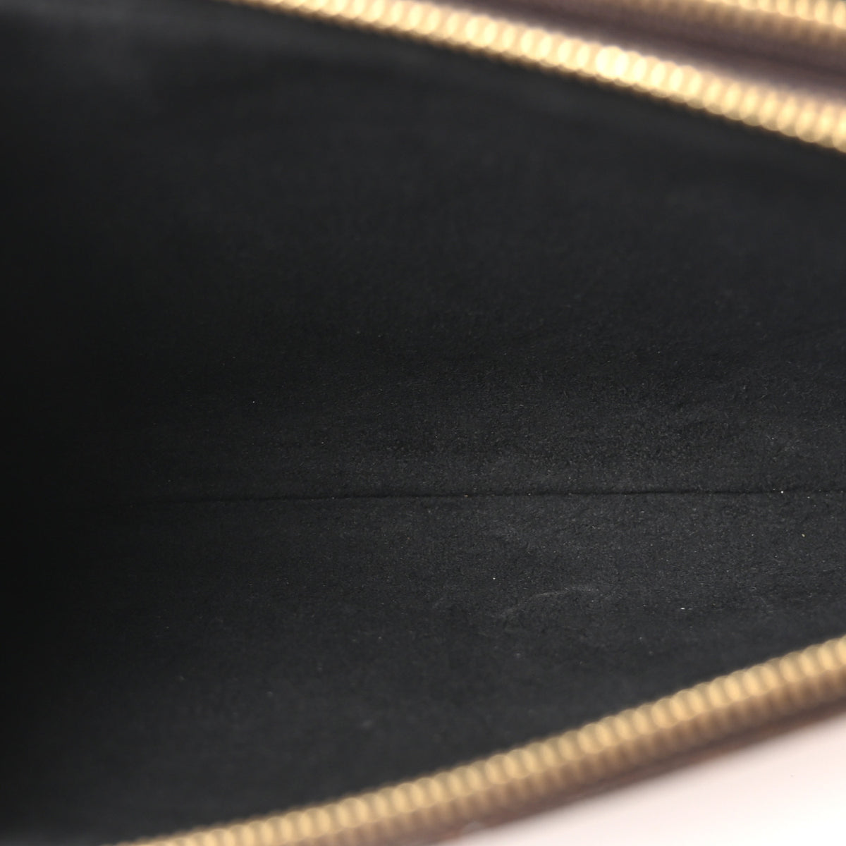 Reverse Monogram Giant Double Zip Pochette