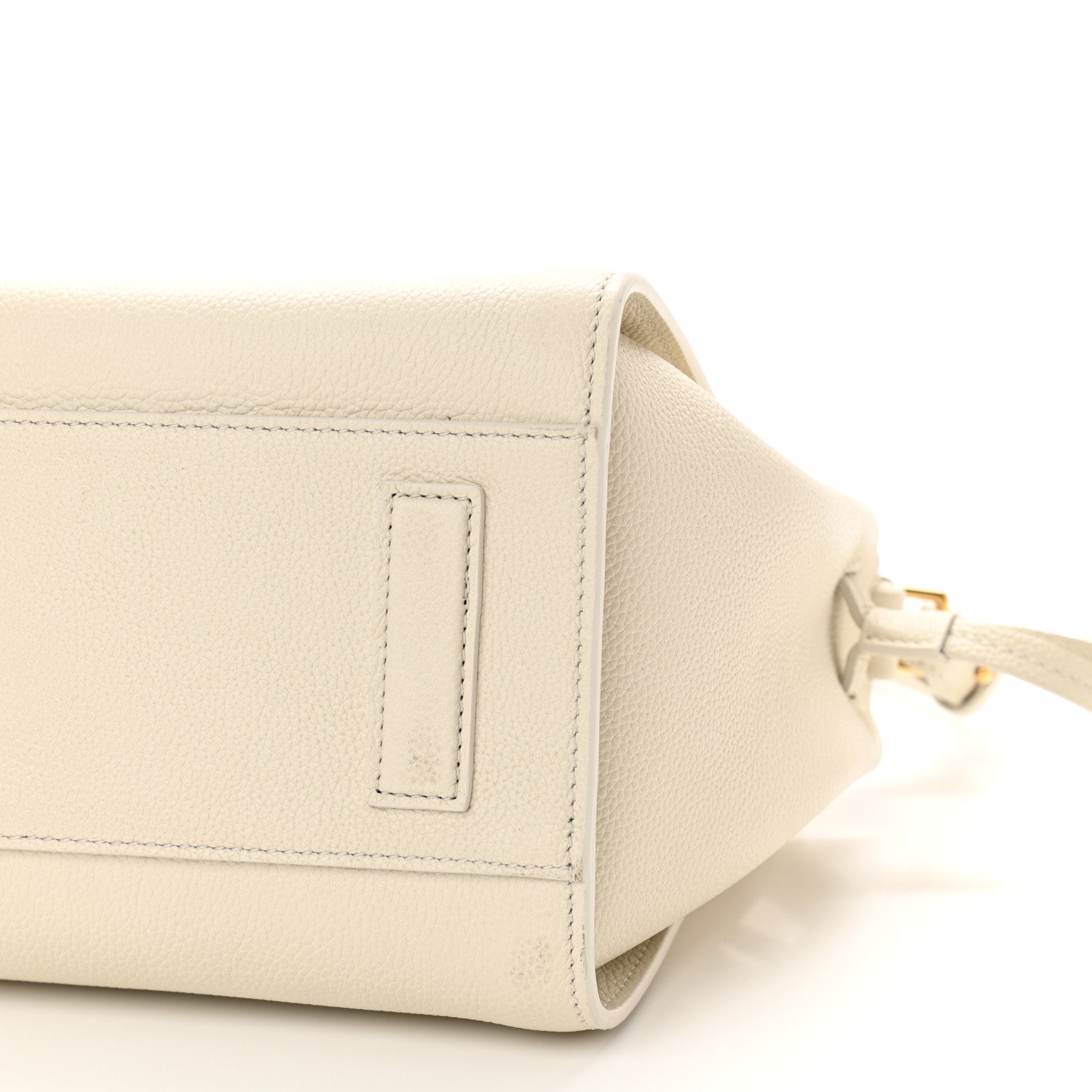 Tom Ford Grained Calfskin Small Padlock Top Handle Chalk 9 of 9