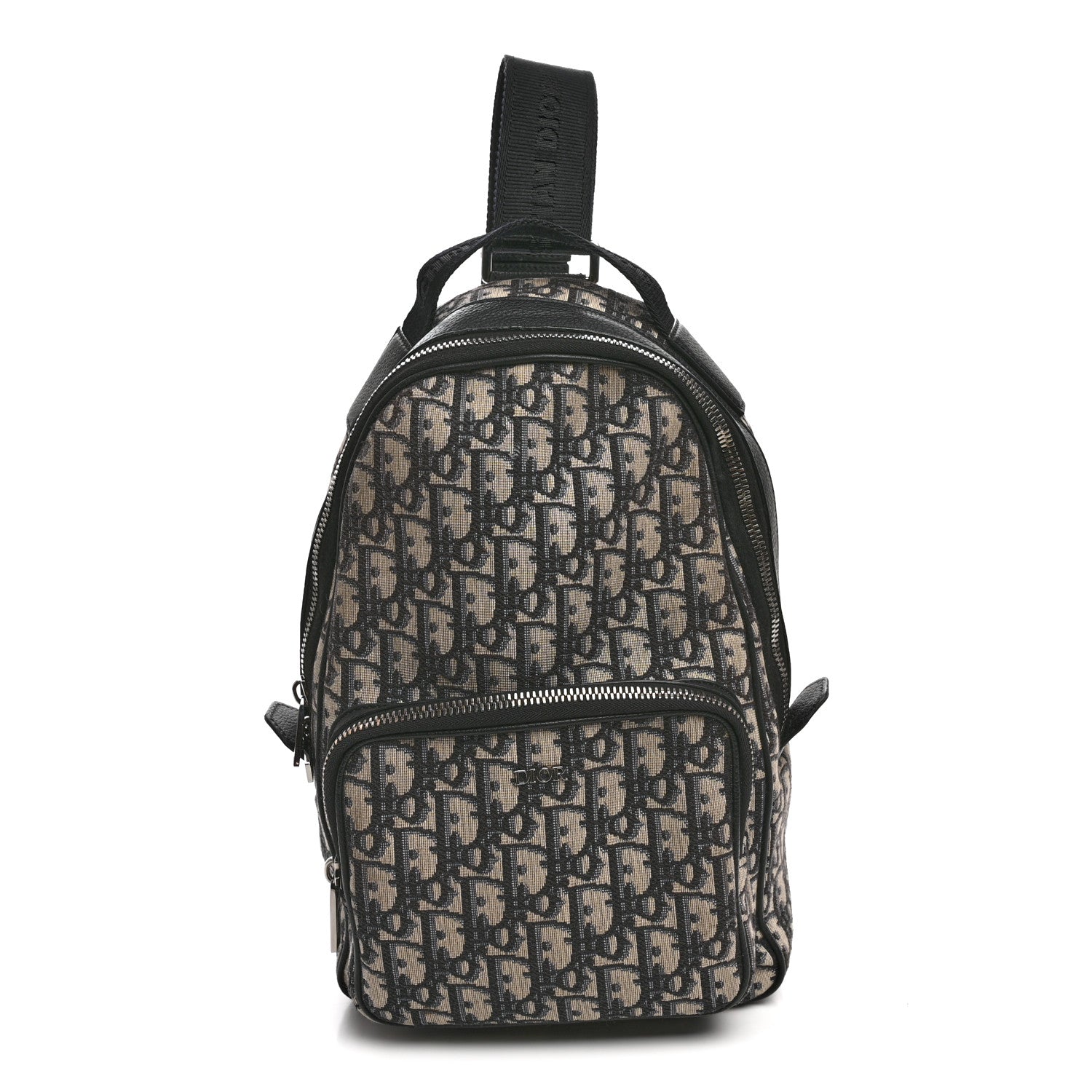 Christian Dior Oblique Mini Rider Backpack Black 1 of 11