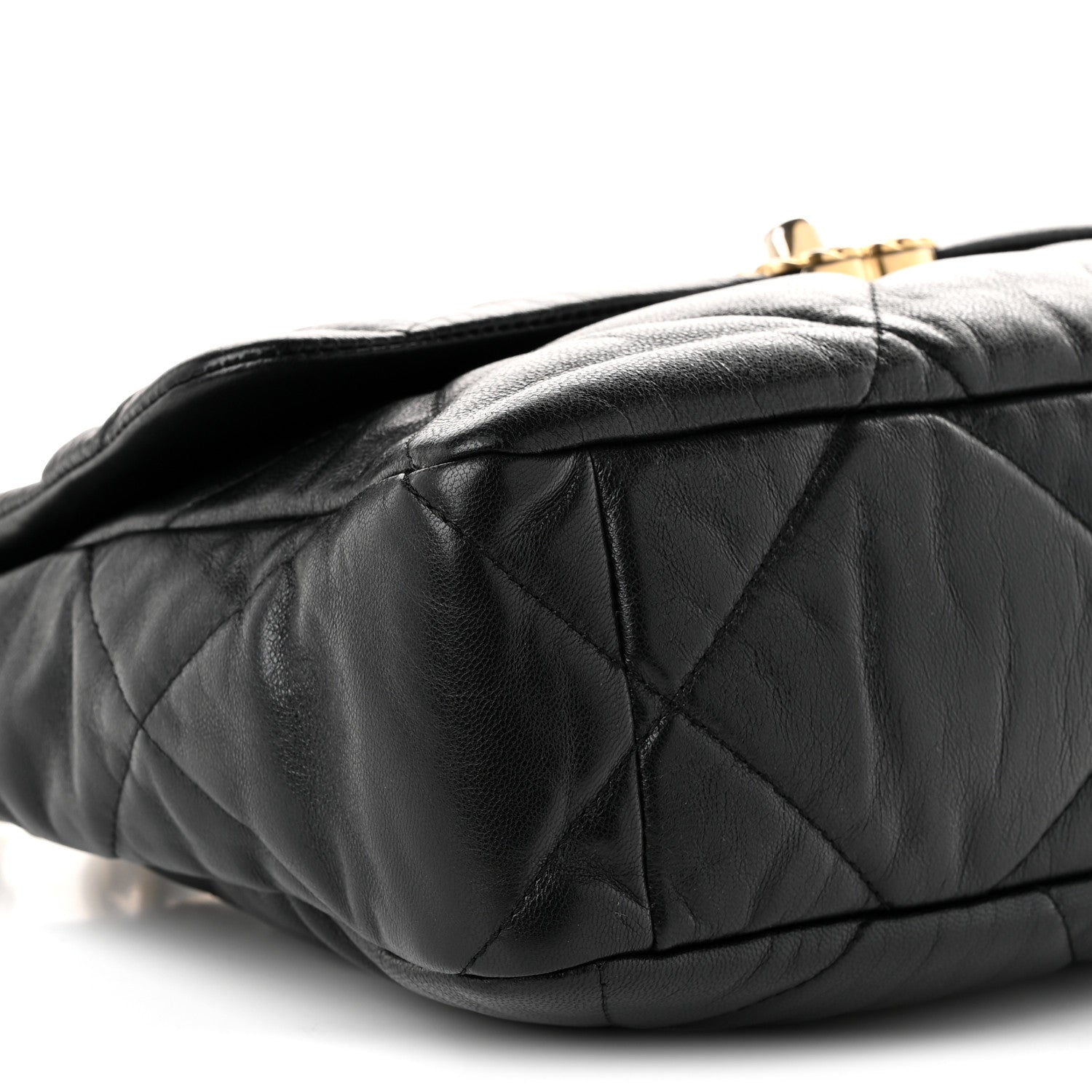 Chanel Lambskin Quilted Large Chanel 19 Flap Black 8 of 10