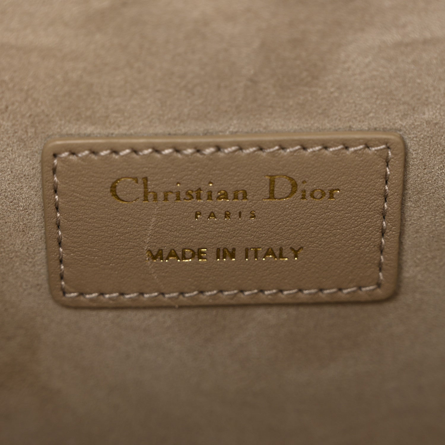 Christian Dior Calfskin Archicannage Medium Essential Tote Beige 6 of 14