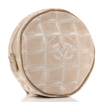 Chanel Nylon Travel Wristlet Beige 3 of 8