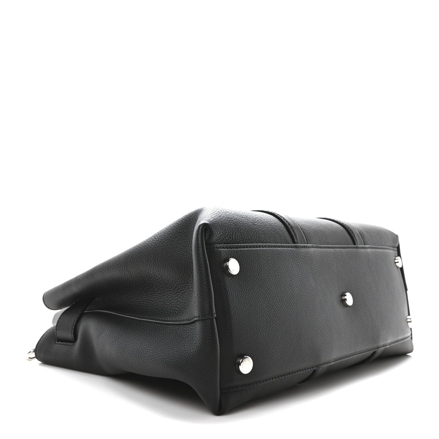 Louis Vuitton Millesime Calfskin Georges Tote MM Black 4 of 10